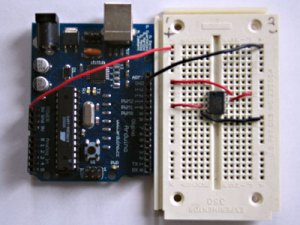 Arduino with an EEPROM on Breadboard