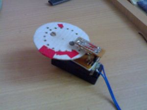 Home made rotary encoder on a DC Motor